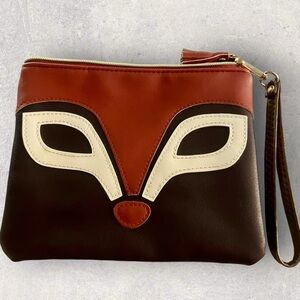 Fox Face Pouch/Wristlet